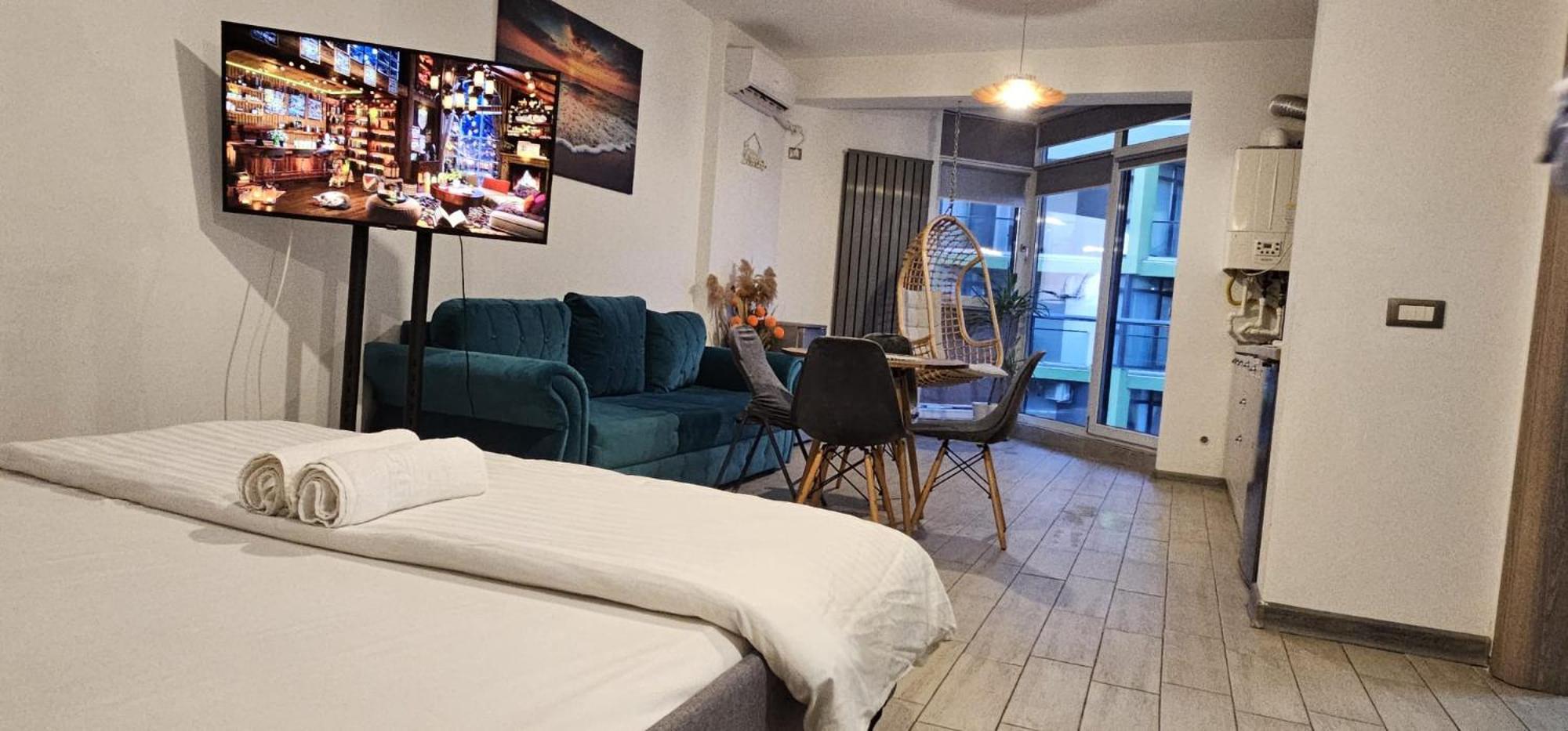Luxury Suite Alezzi Beach Apartment Piscina Incalzita Sauna Jacuzzi Parking Navodari Bagian luar foto